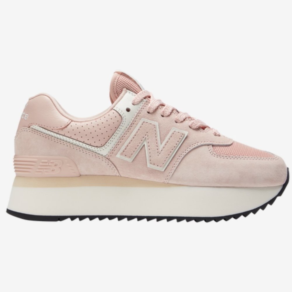New Balance 574 Platform Casual Sneakers Shoes Women Pink Blush size 6.5